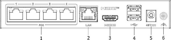 Rejestrator IP Hilook by Hikvision 4 kanałowy 4MP SSD-NVR-4MP/4P  (1T) - obrazek 3