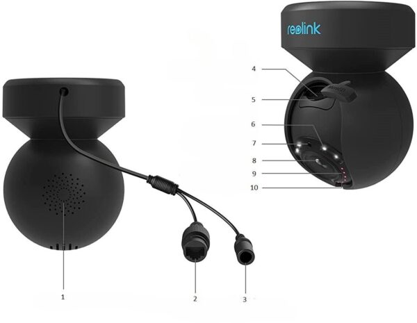 Kamera IP Reolink E Series E540 PTZ 5MP Wi-Fi LED - obrazek 3