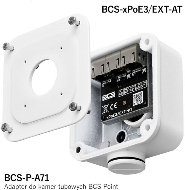 Switch POE  BCS POWER BCS-xPoE3/EXT-AT - obrazek 3