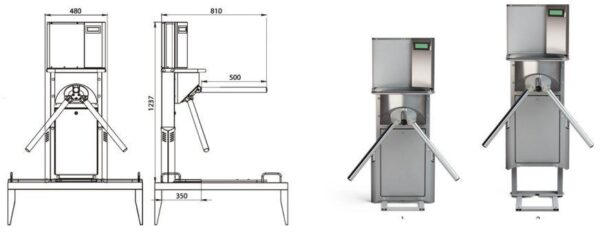 Bramka CARTPOLAND Irbis CP-124 - obrazek 3