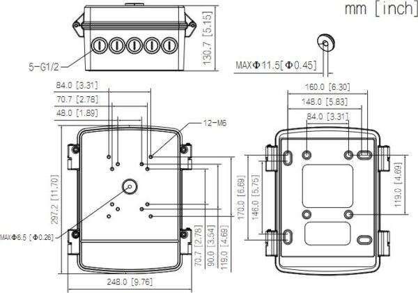 Adapter  Dahua PFA6400S-B - obrazek 3