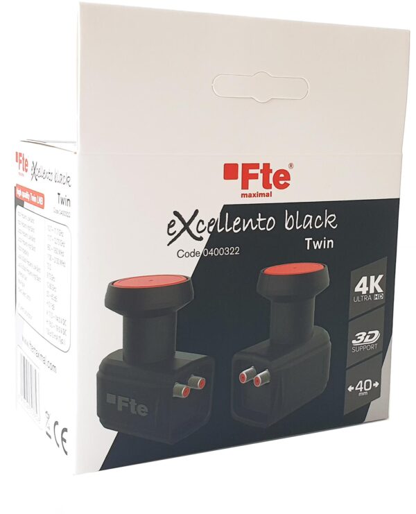 Konwerter Twin FTE eXcellento Black LTE 0,1 dB - obrazek 3