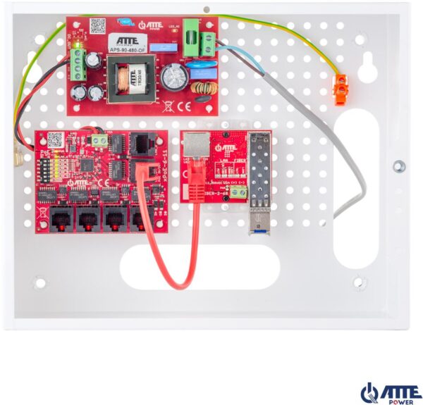 Gigabitowy media konwerter Ethernet ATTE xFIBER‑2‑60 - obrazek 3