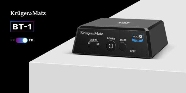 Odbiornik nadajnik Bluetooth Kruger&Matz apt-X - obrazek 5