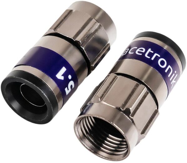 Wtyk F samokompresyjny Spacetronik Self Instal 6TD 5.1 - 50szt - obrazek 4