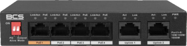 Switch PoE BCS LINE BCS-L-SP04G02G(2) - obrazek 4