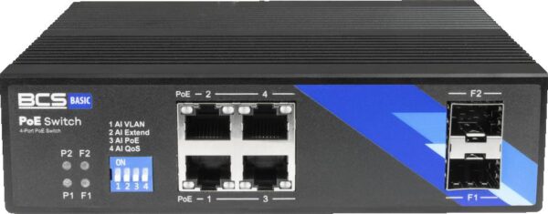 Switch PoE BCS BASIC BCS-B-ISP04G-2SFP - obrazek 4