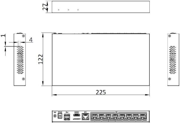 Rejestrator IP Hilook by Hikvision 8 kanałowy 4MP SSD-NVR-4MP/8P (1T) - obrazek 4