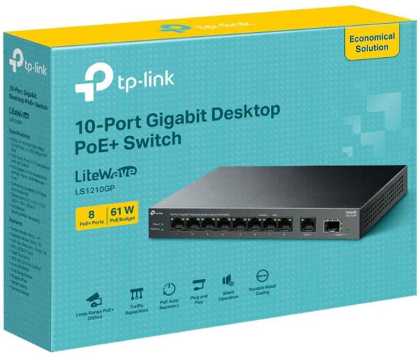 SWITCH TP-LINK LS1210GP - obrazek 4