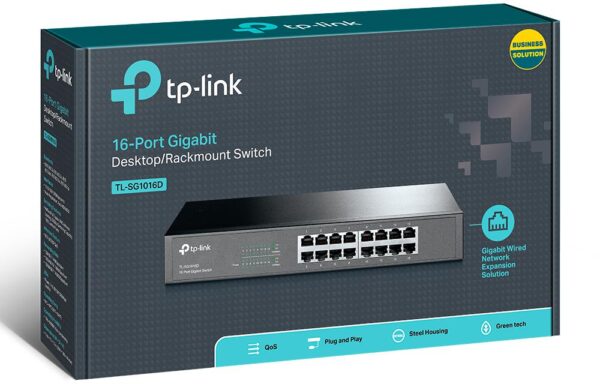 SWITCH TP-LINK TL-SG1016D - obrazek 4
