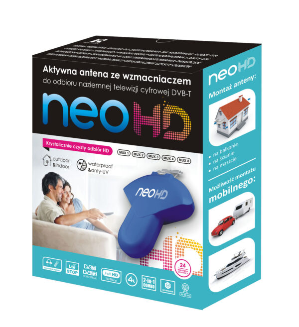 Antena DVB-T2 Red Eagle NEO HD - obrazek 4