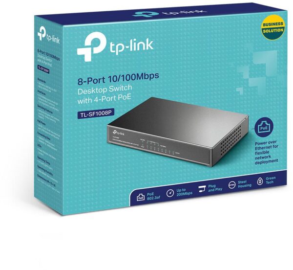 SWITCH TP-LINK TL-SF1008P - obrazek 4
