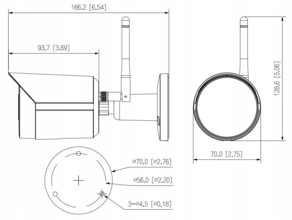 KAMERA IP DAHUA IPC-HFW1430DS-SAW-0280B - obrazek 5