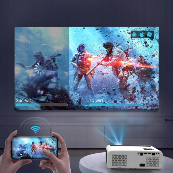 Projektor Zenwire e660h Android 9.0 Full HD 24000lm - obrazek 5