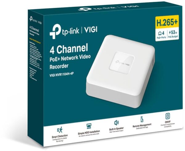 REJESTRATOR TP-LINK VIGI NVR1104H-4P - obrazek 5