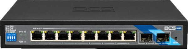 Switch PoE BCS BASIC BCS-B-SP08G-2SFP - obrazek 5