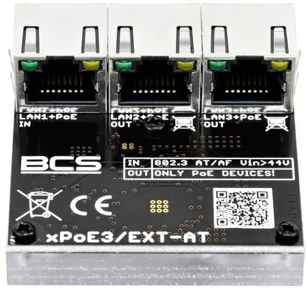Switch POE  BCS POWER BCS-xPoE3/EXT-AT - obrazek 5