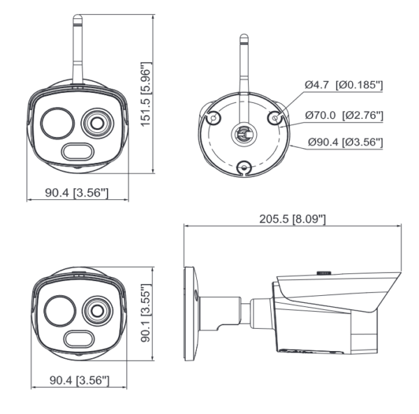 KAMERA TERMOWIZYJNA DAHUA TPC-BF1241-B3F4-S2 - obrazek 5