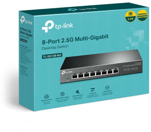 SWITCH TP-LINK TL-SG108-M2 - obrazek 6