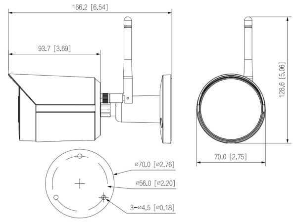 KAMERA IP DAHUA IPC-HFW1230DS-SAW-0280B - obrazek 6