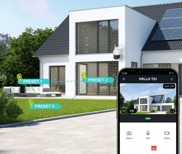 Kamera IP Orllo TZ3 zewnętrzna obrotowa Wi-Fi poe 5MP - obrazek 7