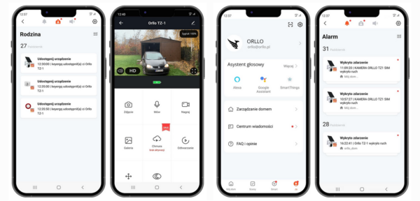 Kamera IP bezprzewodowa 4G LTE obrotowa z panelem solarnym Orllo TZ1 PRO - obrazek 8