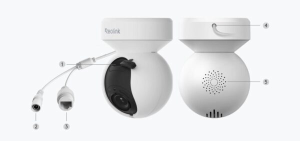 Kamera IP Reolink E Series E540 PTZ 5MP Wi-Fi LED biała - obrazek 8