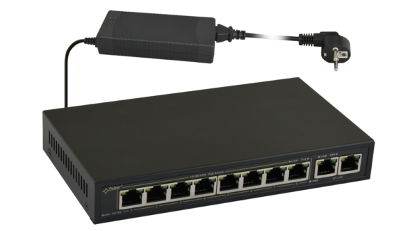 SWITCH POE PULSAR SG108 10-PORTÓW (8xPoE + 2xUPLINK) - obrazek 7
