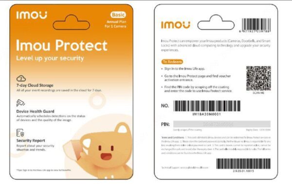 Karta chmura Imou Protect Basic - obrazek 9