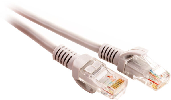 PATCHCORD GETFORT KAT.5E UTP 1M SZARY