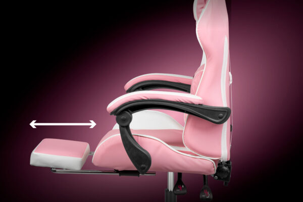 Fotel gamingowy Kruger&Matz GX-150 Biało-różowy