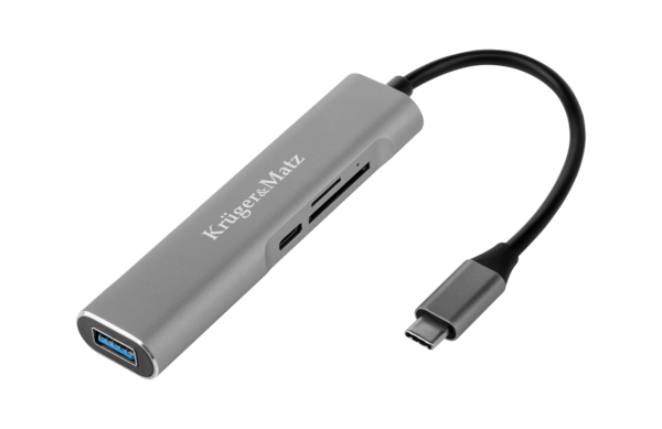 Adapter HUB USB typu C na HDMI/USB3.0/SD/MicroSD/C port rozdzielacz - obrazek 2