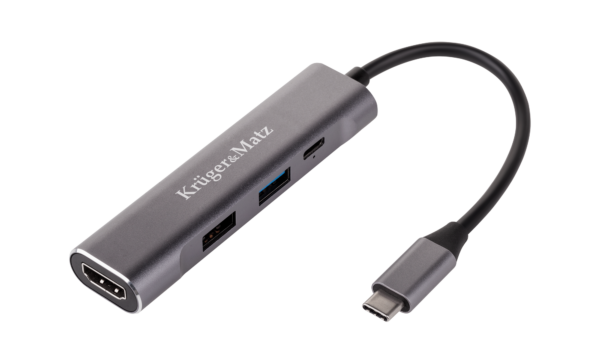 Adapter HUB USB typu C na HDMI/USB3.0/USB2.0/C port rozdzielacz - obrazek 2