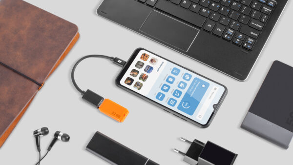 Adapter przejściówka przewód kabel USB 3.0 A na USB C OTG - obrazek 2