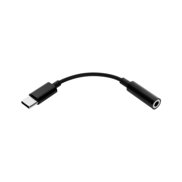 Kabel adapter przejściówka USB-C Typ C - jack 3,5 mini jack AUX 15 cm Rebel