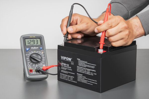 Akumulator żelowy Vipow 12 V / 1,3 Ah - obrazek 5