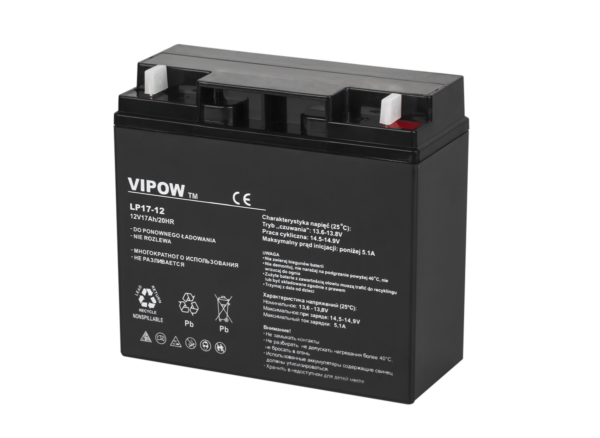 Akumulator żelowy 12V/17Ah Vipow