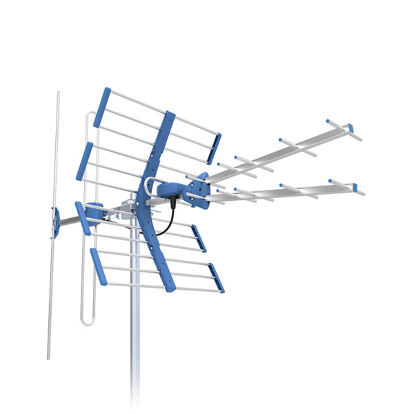 Antena DVB-T2 TV VHF UHF TT W21 Gold COMBO 5G Protected filtr Telkom Telmor