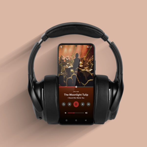 Słuchawki bezprzewodowe nauszne ANC BT 5.0 Bluetooth F3A Kruger&Matz - obrazek 9