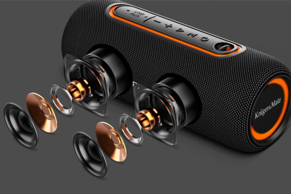 Głośnik Bluetooth 5.0 IPX5 USB AUX 20W RGB bezprzewodowy Kruger&Matz Street - obrazek 11