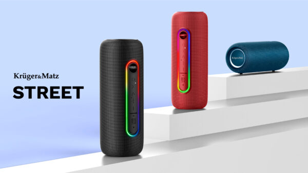 Głośnik Bluetooth 5.0 IPX5 USB AUX 20W RGB bezprzewodowy Kruger&Matz Street - obrazek 9