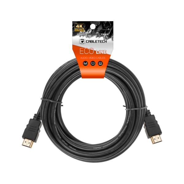 Kabel HDMI-HDMI 2.0V 4K 10m Cabletech solidny Eco-Line - obrazek 2