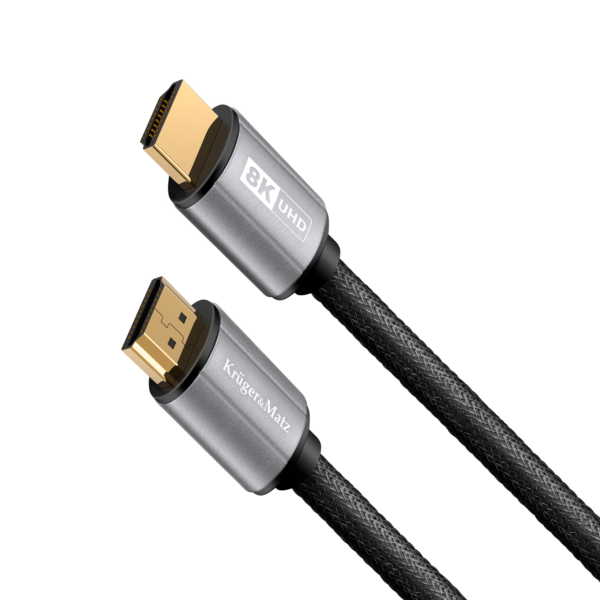 Kabel HDMI - HDMI 2.1 0,9m UHD 8K 60Hz KrugerMatz - obrazek 2