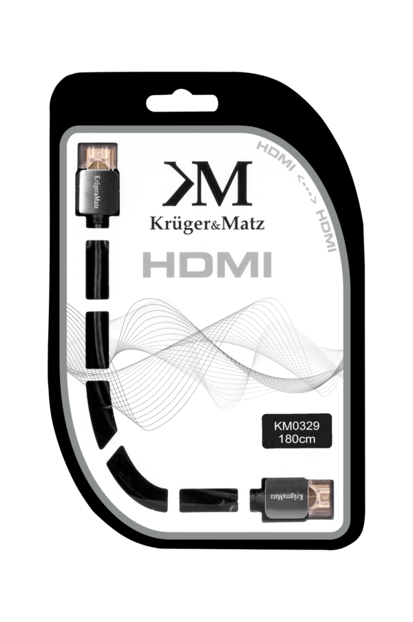 Kabel HDMI Kruger&Matz 180 cm 4K 3D - obrazek 3