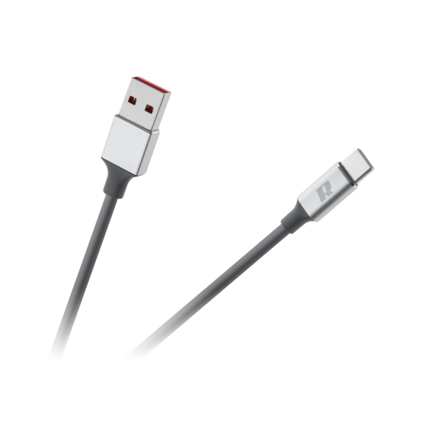 Kabel USB 3.0 - USB-C typ C 2m szybkie ładowanie QC 3.0 PD Rebel