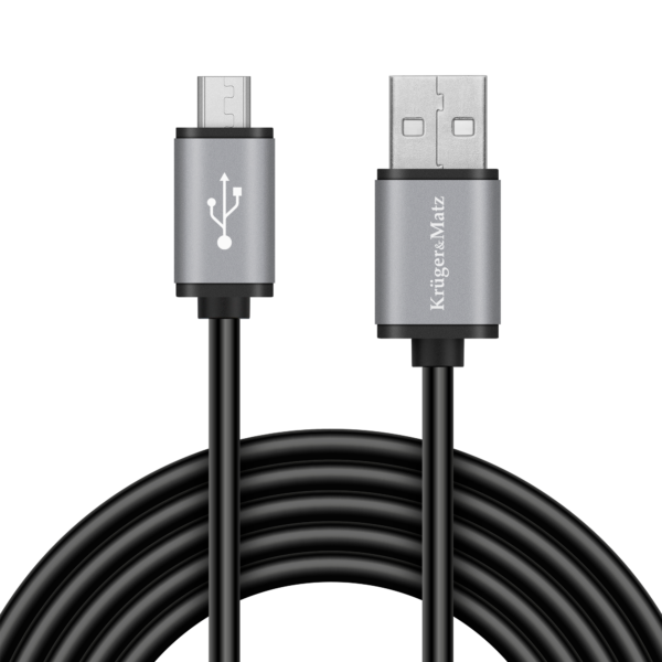 Kabel USB - micro USB 0,2m Kruger&Matz MOCNY - obrazek 2