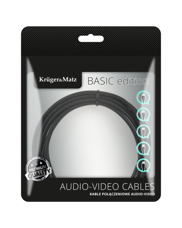 Kabel USB - micro USB 0,2m Kruger&Matz MOCNY - obrazek 3