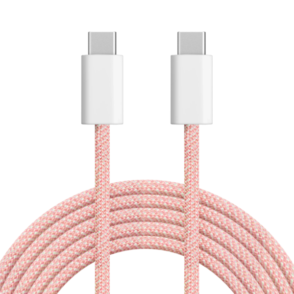 Kabel USB typu C - USB typu C 60 W 1,5 m różowy Kruger&Matz Basic - obrazek 2