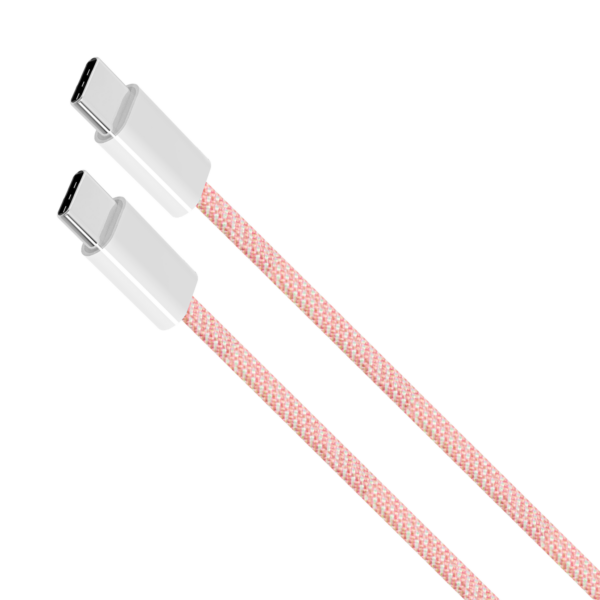 Kabel USB typu C - USB typu C 60 W 1 m różowy Kruger&Matz Basic - obrazek 3