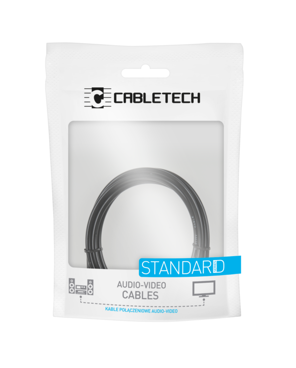 Kabel USB - USB micro Cabletech standard 1.8m - obrazek 2